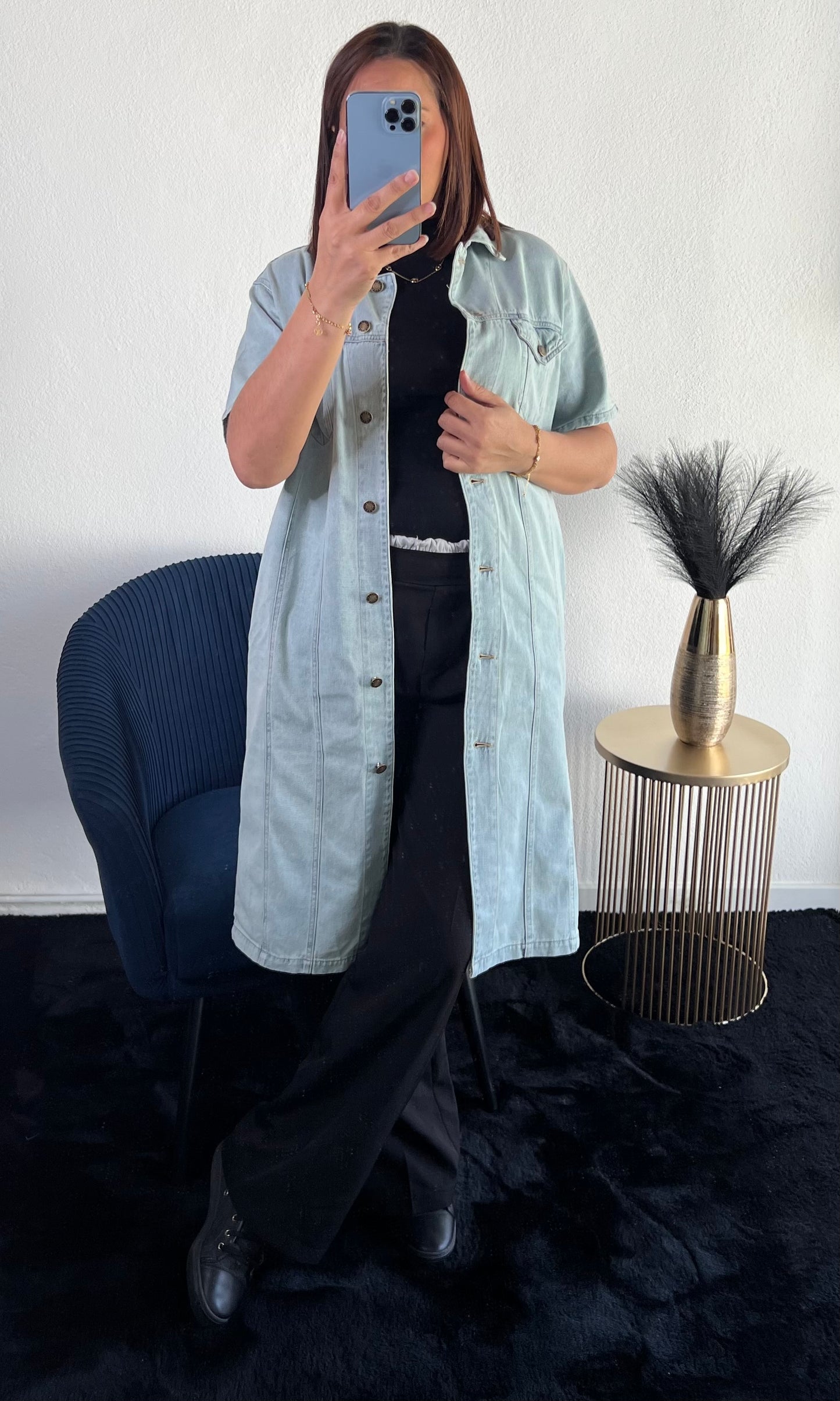 Robe Tunique en Jeans