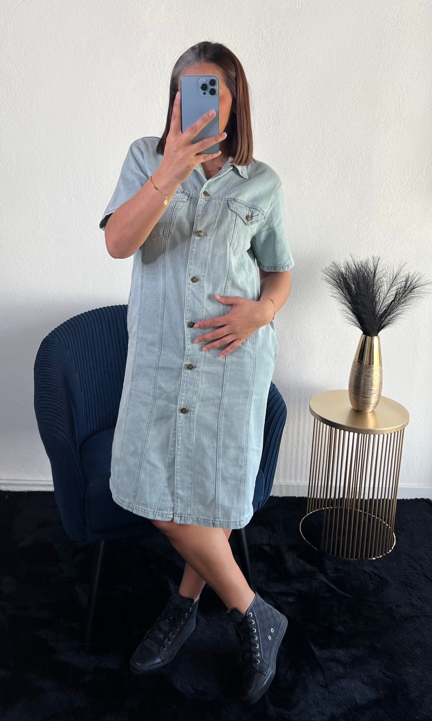 Robe Tunique en Jeans